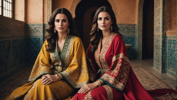 Caftans traditionnels et artisanales: élégance marocaine sur mesure